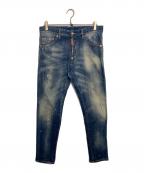 DSQUARED2ディースクエアード）の古着「DSQUARED2 デニムパンツ」｜ブルー