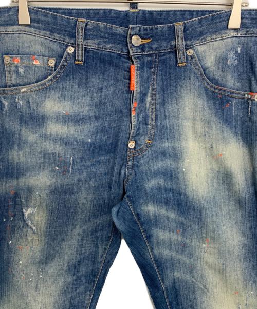 DSQUARED2（ディースクエアード）DSQUARED2 (ディースクエアード) DSQUARED2 デニムパンツ ブルー サイズ:48の古着・服飾アイテム