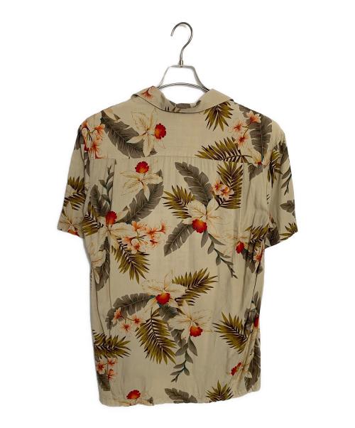 TWO PALMS（トゥーパームス）TWO PALMS (トゥーパームス) TWO PALMS アロハシャツ ベージュ×ブラウン サイズ:Mの古着・服飾アイテム