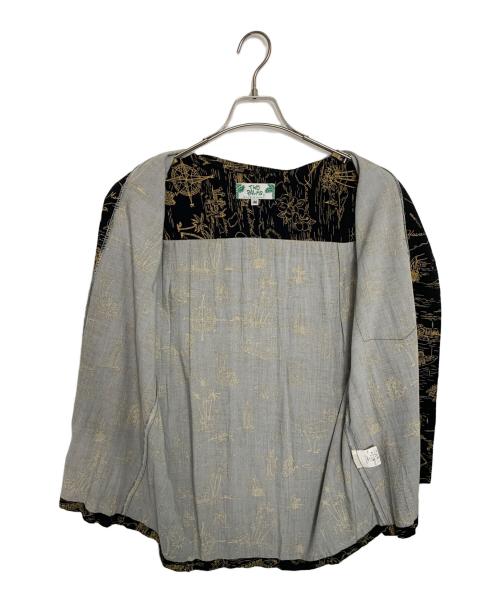 TWO PALMS（トゥーパームス）TWO PALMS (トゥーパームス) TWO PALMS アロハシャツ ブラック×イエロー サイズ:Mの古着・服飾アイテム
