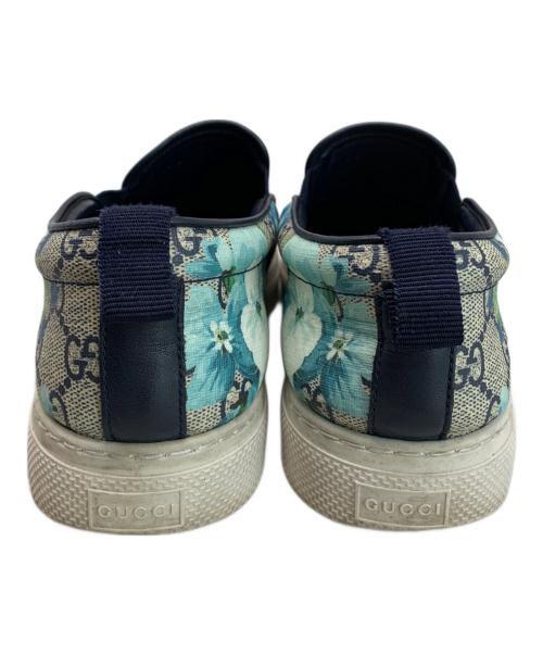 GUCCI（グッチ）GUCCI (グッチ) GUCCI GGブルームス スリッポン ブルー サイズ:7 1/2の古着・服飾アイテム