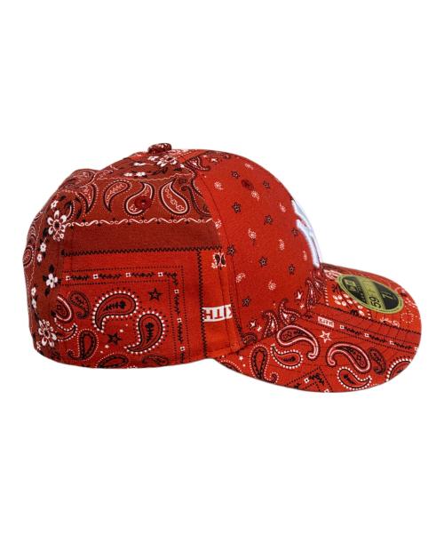 New Era（ニューエラ）New Era (ニューエラ) KITH (キス) New Era KITH キャップ レッド サイズ:7 1/２59.6cmの古着・服飾アイテム