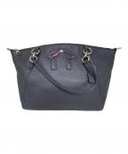 COACHコーチ）の古着「COACH トートバッグ」｜ネイビー