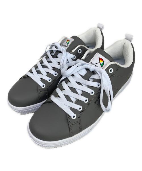 arnold palmer（アーノルドパーマー）Arnold Palmer (アーノルドパーマー) Arnold Palmer ローカットスニーカー ホワイト×グレー サイズ:26.5㎝の古着・服飾アイテム