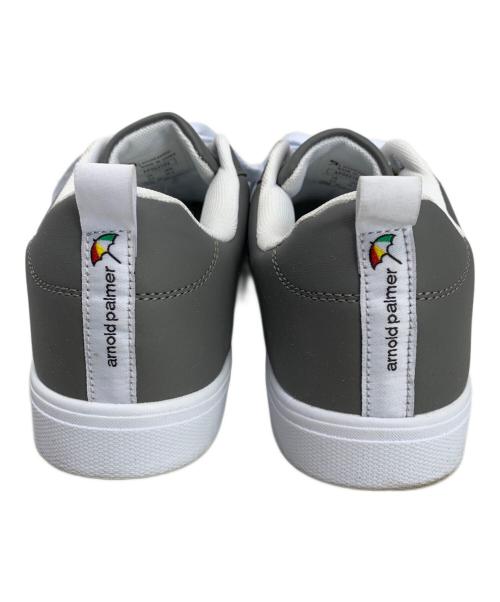 arnold palmer（アーノルドパーマー）Arnold Palmer (アーノルドパーマー) Arnold Palmer ローカットスニーカー ホワイト×グレー サイズ:26.5㎝の古着・服飾アイテム