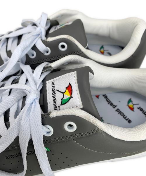 arnold palmer（アーノルドパーマー）Arnold Palmer (アーノルドパーマー) Arnold Palmer ローカットスニーカー ホワイト×グレー サイズ:26.5㎝の古着・服飾アイテム