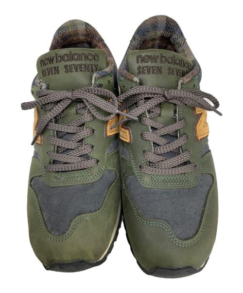 NEW BALANCE（ニューバランス）NEW BALANCE (ニューバランス) NEW BALANCE Modern Gentlemen ローカットスニーカー ブラウン×ダークグリーン サイズ:8 1/2の古着・服飾アイテム