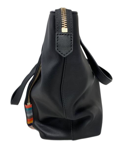 PAUL SMITH（ポールスミス）Paul Smith (ポールスミス) Paul Smith スワールハイライトトートバッグ ブラックの古着・服飾アイテム