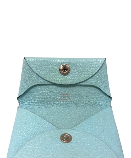 HERMES（エルメス）HERMES (エルメス) HERMES カルヴィ パスティア コインケース スカイブルーの古着・服飾アイテム