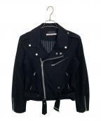 world exeワールド・エグゼ）の古着「シングルライダースジャケット」｜ブラック