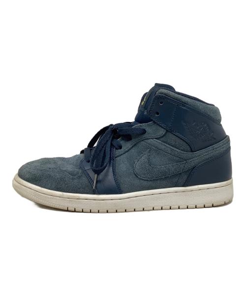 NIKE（ナイキ）NIKE (ナイキ) AIR JORDAN 1 MID ネイビー サイズ:10の古着・服飾アイテム