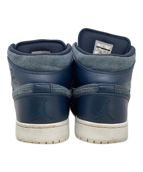 NIKE（ナイキ）NIKE (ナイキ) AIR JORDAN 1 MID ネイビー サイズ:10の古着・服飾アイテム