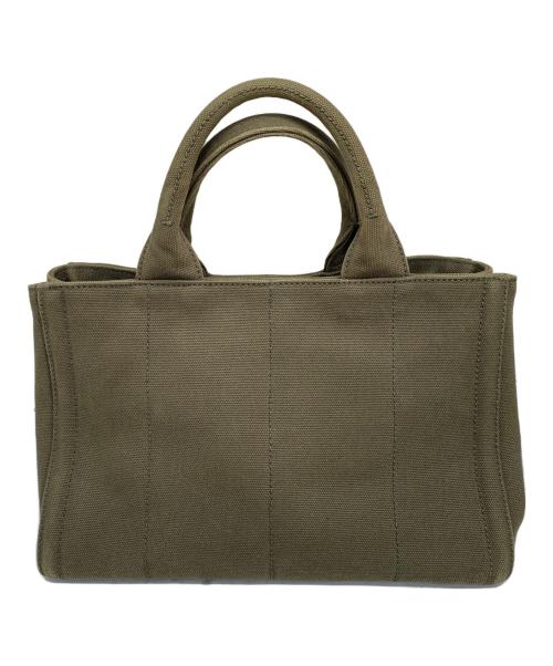 PRADA（プラダ）PRADA (プラダ) PRADA カナパ ハンドバッグ カーキの古着・服飾アイテム