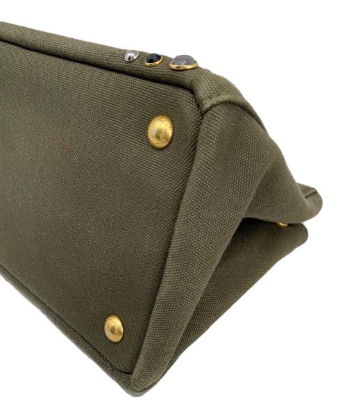 PRADA（プラダ）PRADA (プラダ) PRADA カナパ ハンドバッグ カーキの古着・服飾アイテム