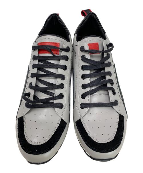 ZANZARA（ザンザラ）zanzara (ザンザラ) zanzara ローカットスニーカー グレー サイズ:10.5の古着・服飾アイテム