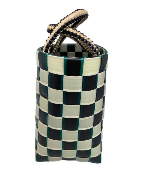 MARNI（マルニ）MARNI (マルニ) MARNI MARKET TAPE MINI BASKET トートバッグ アイボリーの古着・服飾アイテム