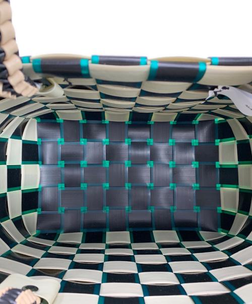 MARNI（マルニ）MARNI (マルニ) MARNI MARKET TAPE MINI BASKET トートバッグ アイボリーの古着・服飾アイテム