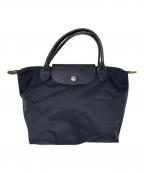 LONGCHAMPロンシャン）の古着「LONGCHAMP ハンドバッグ」｜ブラック