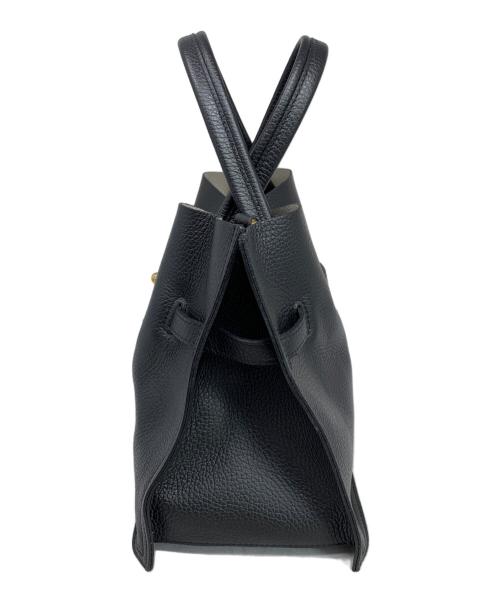 VIOLAd'ORO（ヴィオラドーロ）VIOLAd'ORO (ヴィオラドーロ) VIOLAd'ORO イタリアンWフェイスレザートートバッグ 2WAYバッグ ブラックの古着・服飾アイテム