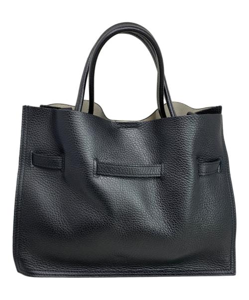 VIOLAd'ORO（ヴィオラドーロ）VIOLAd'ORO (ヴィオラドーロ) VIOLAd'ORO イタリアンWフェイスレザートートバッグ 2WAYバッグ ブラックの古着・服飾アイテム