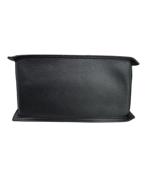 VIOLAd'ORO（ヴィオラドーロ）VIOLAd'ORO (ヴィオラドーロ) VIOLAd'ORO イタリアンWフェイスレザートートバッグ 2WAYバッグ ブラックの古着・服飾アイテム