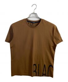 BLACK LABEL CRESTBRIDGE（ブラックレーベル クレストブリッジ）の古着「BLACK LABEL CRESTBRIDGE 半袖カットソー」｜ブラウン