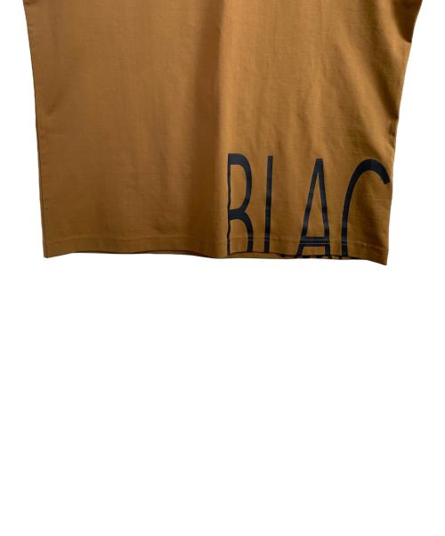 BLACK LABEL CRESTBRIDGE（ブラックレーベル クレストブリッジ）BLACK LABEL CRESTBRIDGE (ブラックレーベル クレストブリッジ) BLACK LABEL CRESTBRIDGE 半袖カットソー ブラウン サイズ:Lの古着・服飾アイテム