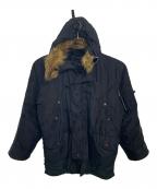 ALPHAアルファ）の古着「ALPHA フライトジャケット」｜ブラック