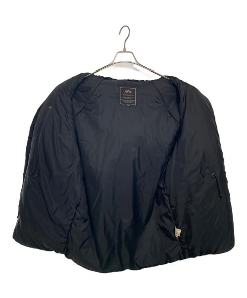 ALPHA（アルファ）ALPHA (アルファ) ALPHA フライトジャケット ブラック サイズ:Lの古着・服飾アイテム