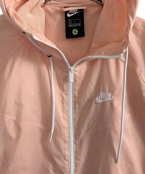NIKE（ナイキ）NIKE (ナイキ) NIKE ウィンドランナー フーデッドジャケット ピンク サイズ:Lの古着・服飾アイテム