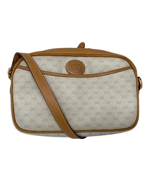 GUCCI（グッチ）GUCCI (グッチ) GUCCI マイクロGG ショルダーバッグ ベージュの古着・服飾アイテム