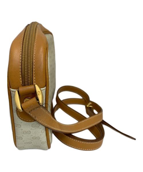 GUCCI（グッチ）GUCCI (グッチ) GUCCI マイクロGG ショルダーバッグ ベージュの古着・服飾アイテム