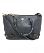 TORY BURCHトリーバーチ）の古着「TORY BURCH 2WAYバッグ」｜ブラック