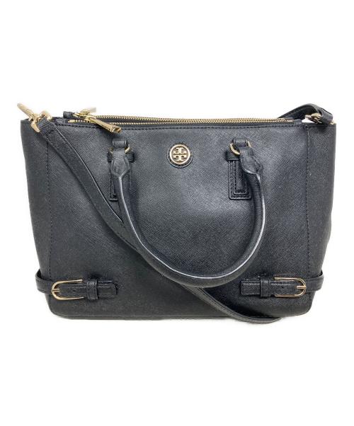 TORY BURCH（トリーバーチ）TORY BURCH (トリーバーチ) TORY BURCH 2WAYバッグ ブラックの古着・服飾アイテム