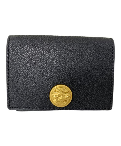 CHARLES & KEITH（チャールズアンドキース）CHARLES & KEITH (チャールズ＆キース) CHARLES & KEITH ブレアメタリックアクセントショートウォレット ブラックの古着・服飾アイテム