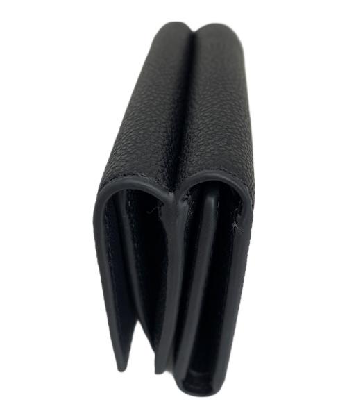 CHARLES & KEITH（チャールズアンドキース）CHARLES & KEITH (チャールズ＆キース) CHARLES & KEITH ブレアメタリックアクセントショートウォレット ブラックの古着・服飾アイテム