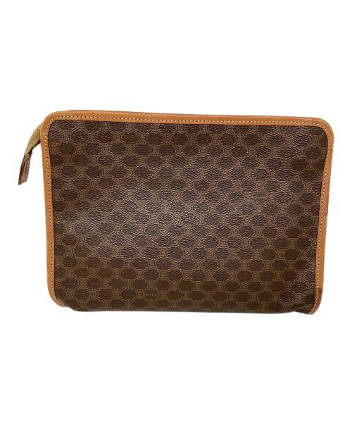 CELINE（セリーヌ）CELINE (セリーヌ) クラッチバッグ ブラウンの古着・服飾アイテム