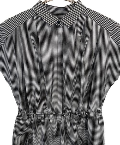 MACKINTOSH PHILOSOPHY（マッキントッシュ フィロソフィー）MACKINTOSH PHILOSOPHY (マッキントッシュ フィロソフィー) MACKINTOSH PHILOSOPHY　 半袖ワンピース ホワイト×ブラック サイズ:38の古着・服飾アイテム