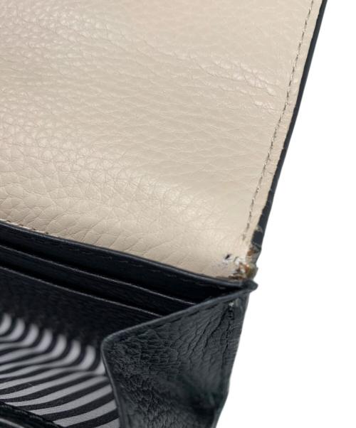 Kate Spade（ケイトスペード）Kate Spade (ケイトスペード) Kate Spade 長財布 ベージュ×ブラックの古着・服飾アイテム