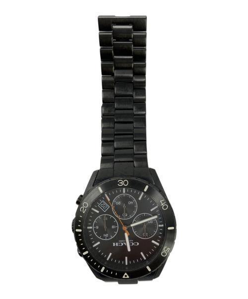 COACH（コーチ）COACH (コーチ) COACH クロノグラフ ブラックの古着・服飾アイテム