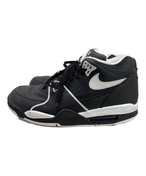NIKE（ナイキ）NIKE (ナイキ) NIKE AIR FLIGHT 89 ハイカットスニーカー ホワイト×ブラック サイズ:28㎝の古着・服飾アイテム
