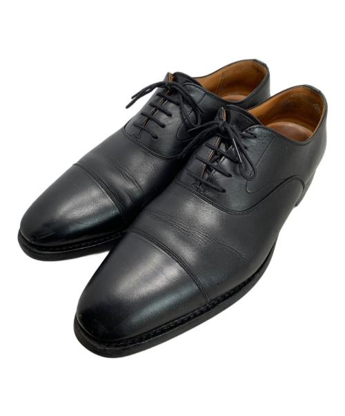 SCOTCH GRAIN（スコッチグレイン）SCOTCH GRAIN (スコッチグレイン) SCOTCH GRAIN ストレートチップシューズ ブラック サイズ:25 1/2の古着・服飾アイテム