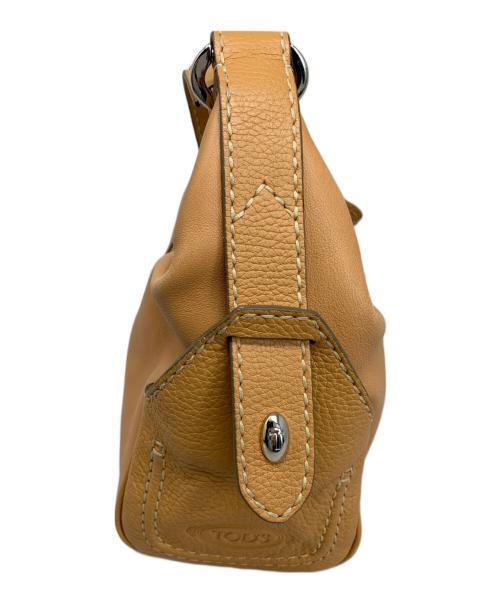 TOD'S（トッズ）TOD'S (トッズ) TOD'S レザーハンドバッグ ブラウンの古着・服飾アイテム