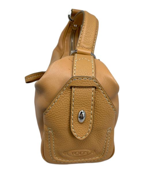 TOD'S（トッズ）TOD'S (トッズ) TOD'S レザーハンドバッグ ブラウンの古着・服飾アイテム