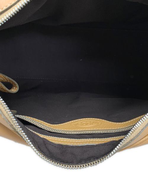 TOD'S（トッズ）TOD'S (トッズ) TOD'S レザーハンドバッグ ブラウンの古着・服飾アイテム