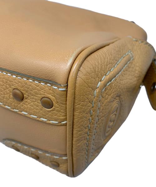 TOD'S（トッズ）TOD'S (トッズ) TOD'S レザーハンドバッグ ブラウンの古着・服飾アイテム