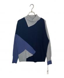 SCOT CLUB（スコットクラブ）の古着「SCOT CLUB ニット」｜ネイビー×ブルー×グレー