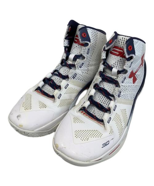 UNDER ARMOUR（アンダーアーマー）UNDER ARMOUR (アンダーアーマー) UNDER ARMOUR ハイカットスニーカー ホワイト サイズ:27㎝の古着・服飾アイテム