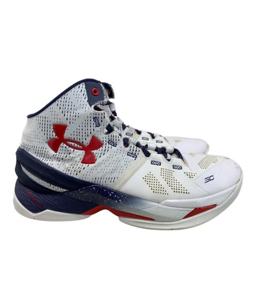 UNDER ARMOUR（アンダーアーマー）UNDER ARMOUR (アンダーアーマー) UNDER ARMOUR ハイカットスニーカー ホワイト サイズ:27㎝の古着・服飾アイテム