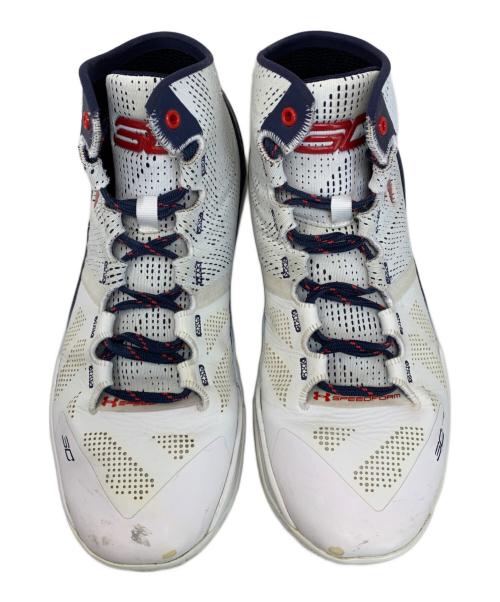 UNDER ARMOUR（アンダーアーマー）UNDER ARMOUR (アンダーアーマー) UNDER ARMOUR ハイカットスニーカー ホワイト サイズ:27㎝の古着・服飾アイテム